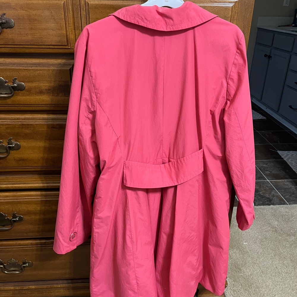 London Fog Women’s Pink Trench Coat